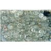 Image 2 : A LARGE BAG LOT OF CLEAR GLASS BUTTONS