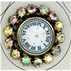 Image 2 : A CARD OF ASSORTED MATERIAL OBJECT BUTTONS INCL. CLOCKS