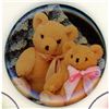 Image 3 : A SMALL CARD OF ASSORTED MATERIAL TEDDY BEAR BUTTONS