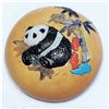 Image 1 : ONE DIVISION THREE SHIBAYAMA INLAY IN WOOD BUTTON