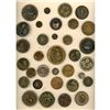 Image 1 : A FULL CARD OF DIV 1 ASSORTED WOOD BACKGROUND BUTTONS