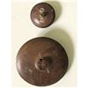 Image 2 : A PAIR OF MOTHER/DAUGHTER DIVISION ONE WOOD BUTTONS