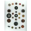 Image 1 : 2 CARDS OF DIVISION ONE ASSORTED COMPOSITION BUTTONS