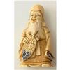 Image 6 : A SMALL CARD OF CARVED NETSUKE FIGURES.