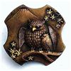Image 1 : A RARE DIVISION ONE JAPANESE METAL WORKS OWL BUTTON