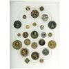 Image 1 : A CARD OF DIVISION ONE ASSORTED METAL HEAD BUTTONS
