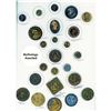 Image 1 : A CARD OF DIV 1 ASSORTED METAL MYTHOLOGY BUTTONS