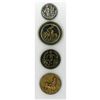 Image 1 : A SMALL CARD OF DIV 1 METAL CHILDREN BUTTONS