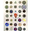 Image 1 : A CARD OF DIV 1 & 3 ASSORTED ENAMELS INCLUDING BALLOON