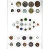 Image 1 : A CARD OF DIVISION 1 & 3 ASSORTED ENAMEL BUTTONS