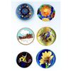 Image 1 : A SMALL CARD OF DIV 1 AND 3 ASSORTED ENAMEL BUTTONS