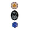 Image 1 : A SMALL CARD OF DIV 3 ASSORTED ENAMEL BUTTONS
