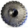 Image 2 : ONE LATE 18TH CENTURY COBALT BLUE ENAMEL BUTTON