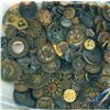 Image 2 : A HEAVY LARGE BAG LOT OF ASSORTED METAL BUTTONS