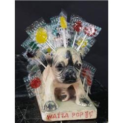 Watta Pop Bull dog sucker display