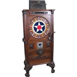 5 Cent Mills Dewey Upright Slot Machine w/jackpot