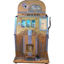 5c Mills Futurity Slot Machine  (All Original)