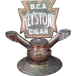 Keystone Cigar Cutter Cast Iron