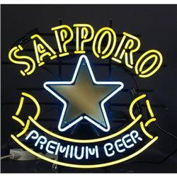 Sapporo Neon star Sign