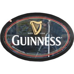 Guinness Oval pub mirror sign