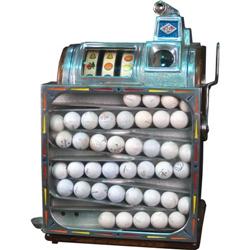 10 Cent Jennings Slot Machine w/Golf Ball Vendor
