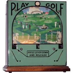 Play Golf  1c Coin-op Trade Stimulator  circa 1930