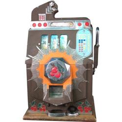 50c Mills Bursting Cherry Slot Machine (All Original)