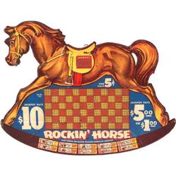 Rocking Horse Die-Cut Punchboard   13" x 17"