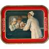 Image 1 : 1927 Coca-Cola Serving Tray "Car Service"  10" x 13"