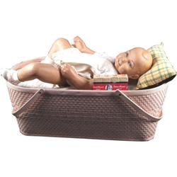 Sweetheart Soap  Baby in a Basket Store Window Display