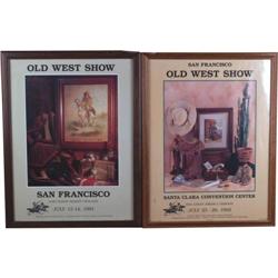 Pair of Old West show Posters 1991, 1992