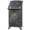 Image 1 : Tall & ornate tin coal bin with actress face on front 9