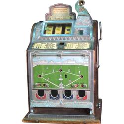 5 cent Mills Baseball Front Slot Machine original