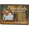 Image 1 : Utica Club Beverages Celluloid sign c1910  10" x 14"