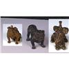 Lot of 3 Figural Animal Shaped Cigar Lighters