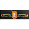 Image 1 : Clown Face Carnival Rounding Board  Lighted  68" long