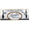 Image 1 : Apollo Chocolate Porcelain Sign Excellent Condition 12"