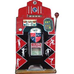 5 cent Jennings Sportsman Club Special Slot Machine