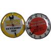 Image 1 : Lot of 2  Pam type Clocks: Hartford Ins & Westinghouse