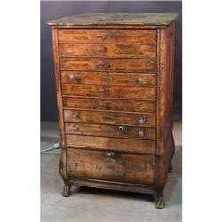 Floor Model NCR Oak Base w/ Drawers  (Base Only)