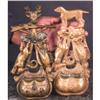 Image 1 : Group of 2 Figural iron Hunting theme wall match holder