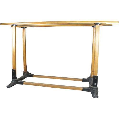 Antique Gym Equipment Wooden Parallel bars