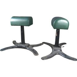 Antique Gym Equipment  2 Matching Side Horses