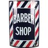Image 1 : Curved Porcelain Barber Shop Sign  15 x 25