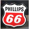 Image 2 : Phillips 66 Porcelain 2 sided Sign in Cast-Iron Frame