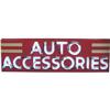Image 1 : Large Porcelain Neon Sign  "Auto Accessories"