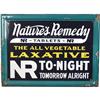 Image 1 : Natures Remedy  Self-Framed Porcelain Sign 23" x 17"