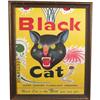 Image 1 : Black Cat Fireworks Sign  (Old Original)