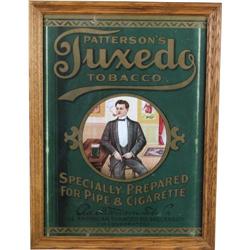 Tuxedo Tobacco paper print under glass 15" x 20"