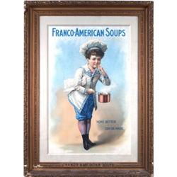Franco American print under glass